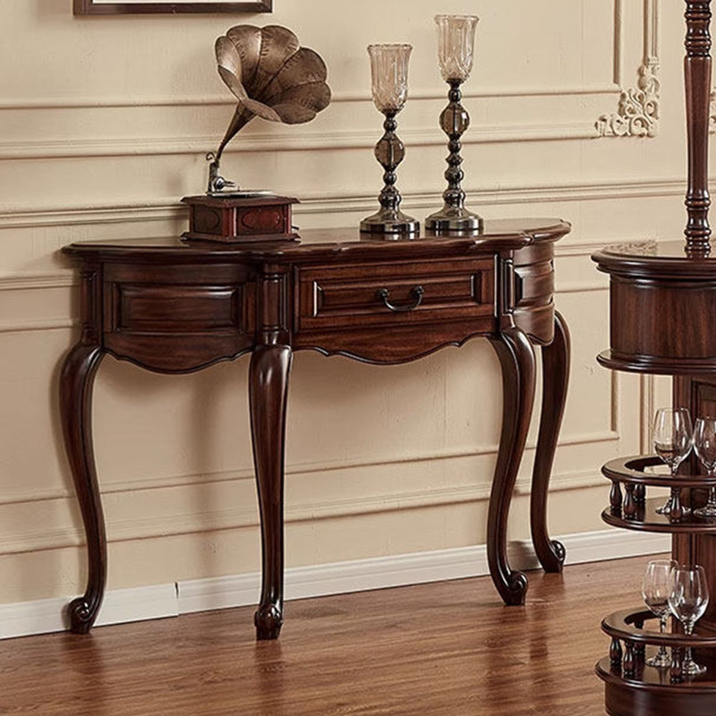 Console rétro de style champêtre français, H 33,9 po x l 55,1 po x P 16,5 po