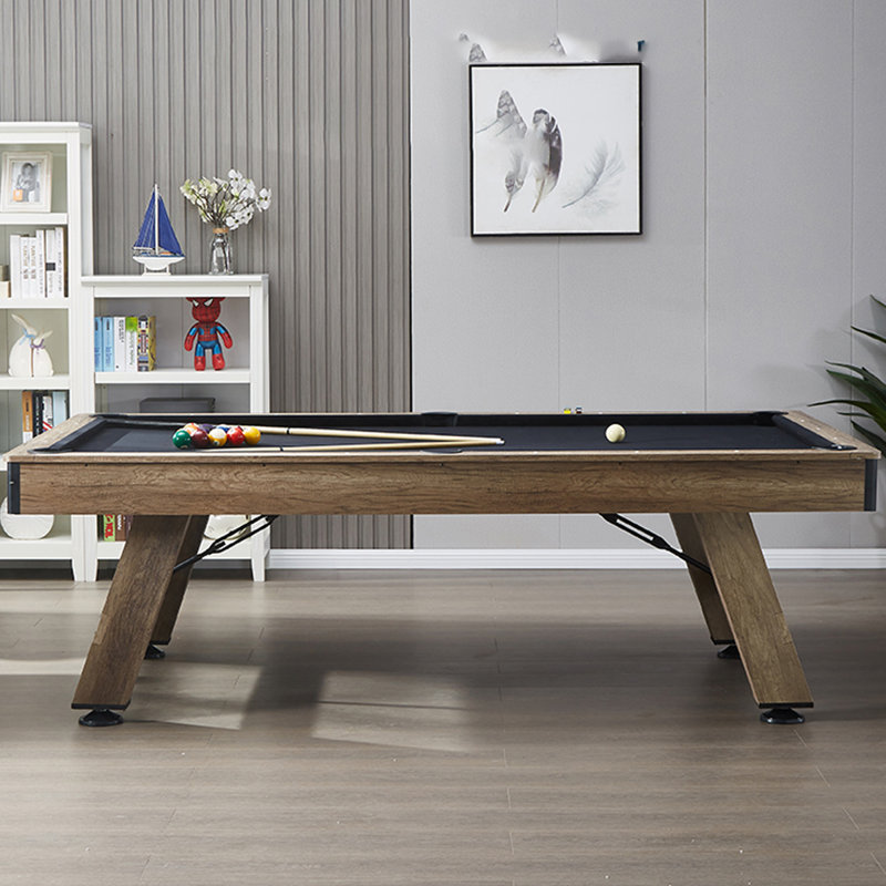 Table de billard trois-en-un multi-fonctionnelle, H 31,89 po x l 96,06 po x P 57,87 po, Noir