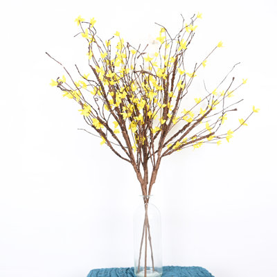 36 po, fleurs artificielles en grappe pour la décoration intérieure du printemps et de l'été, fausses fleurs longues pour le mariage