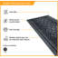 Angie Grey Hallway Runner Rug – Hardwearing, Non-Slip & Durable Carpet for Hall, Kitchen & Corridor-40865803