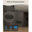 Grand lit escamotable avec station de charge et 2 tiroirs, gris-813668205