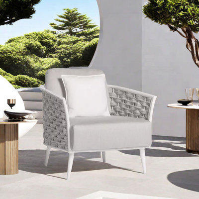 Canapé de patio imperméable en tissu