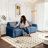 Shadan Upholstered 118.9'' Sofa