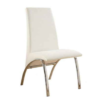 Ensemble de 2 chaises d'appoint en similicuir Arden