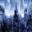 " NYC - Reflections In Blue I " by Kate Carrigan-20936562-72035924-72035929