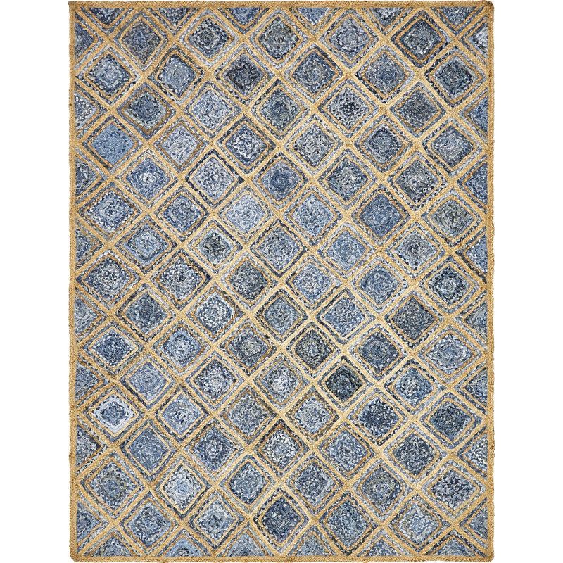 Gleason Cotton Geometric Indoor Rug, Rectangle 5'1" x 8'