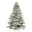 Alaskan Lighted Artificial Pine Christmas Tree-1795427934