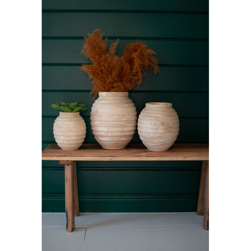 Adaire 10.5'' Wood Table Vase