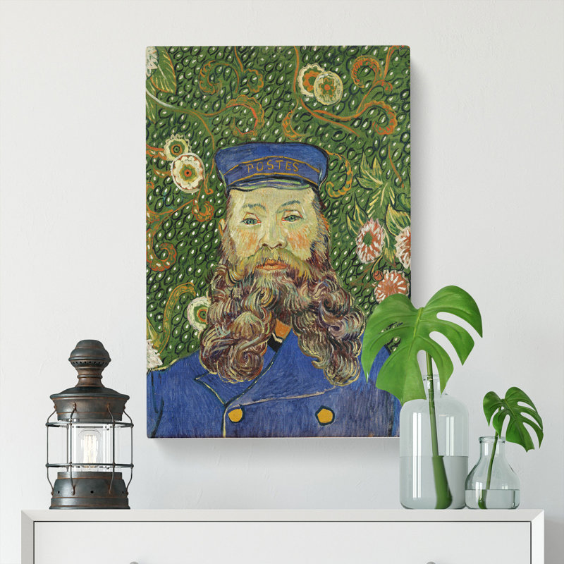 The Postman Joseph Roulin Vol.1 by Vincent Van Gogh - Wrapped Canvas Painting, 60cm H x 40cm W x 3cm D