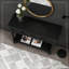 Console Table with Two Drawers and Bottom Shelf-1333857776