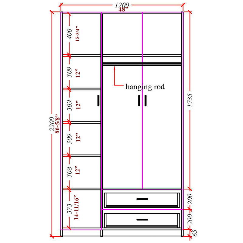 Armoire de placard danyalle