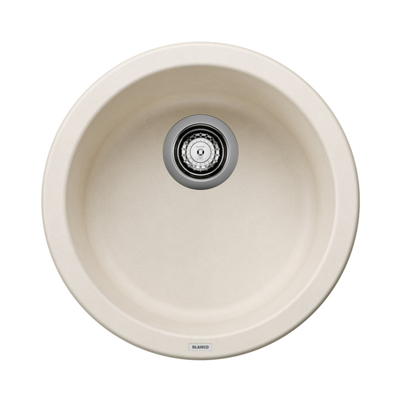 Rondo SILGRANIT 18" Dual Mount Bar Sink, Soft White