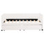 Lit de jour simple beige avec 2 tiroirs et tête de lit ergonomique classique à rayures pour un espace de rangement confortable-1553293692