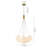 Quinshay 13-Light Dimmable Opal Glass Bubble Chandelier