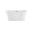 59" x 31.5" Freestanding Soaking Acrylic Bathtub-72112209