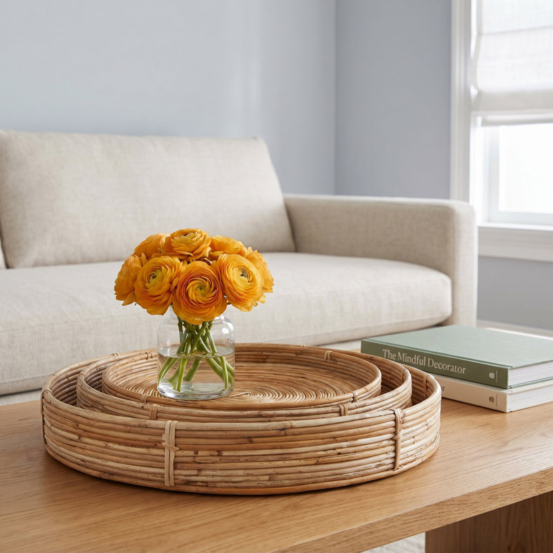 Heartland Wicker Tray - Set of 3