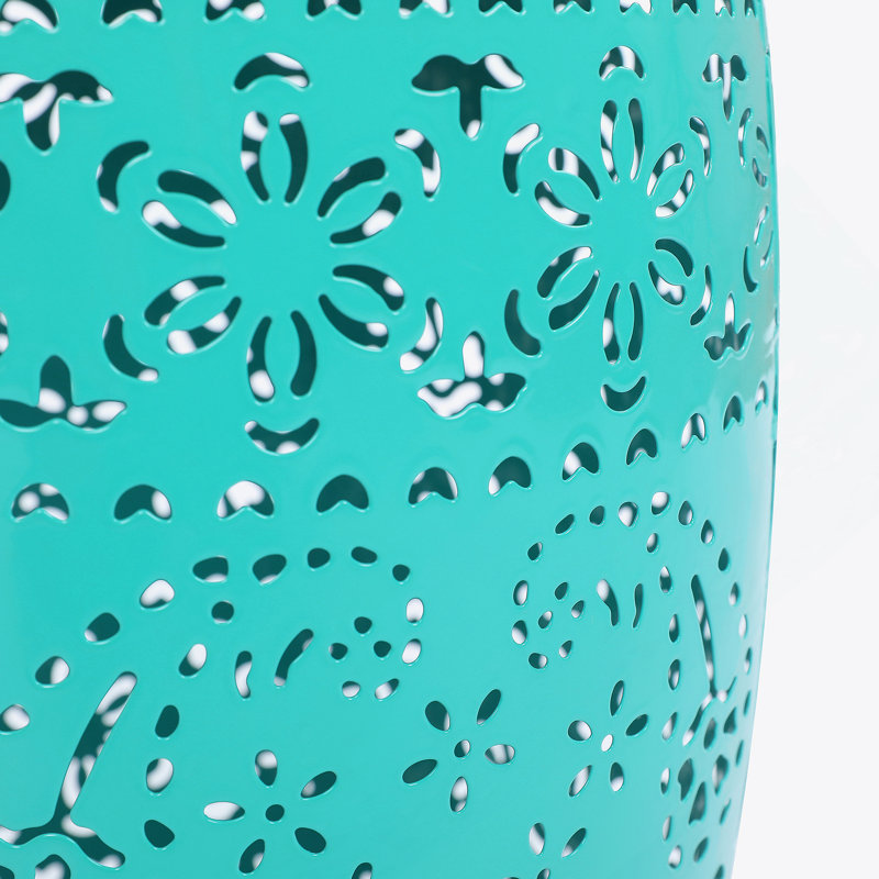 Table d'appoint SOLAR, couleur sarcelle