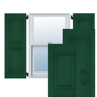 Exterior Raised Panel Shutters