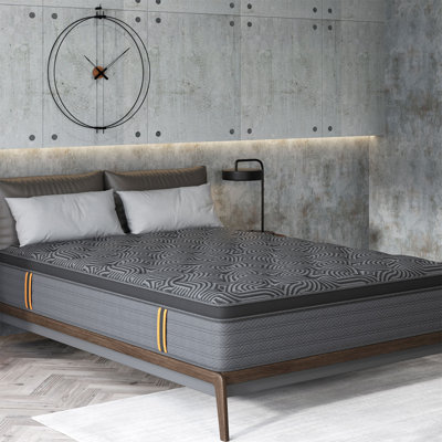 14 in. Cooling Hybrid Mattress with 5-Zone Pocket Spring Support, Pressure Relief Memory Foam & Edge Support, Mattress in a Box