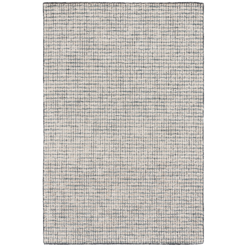 Pertti HandTufted Wool And Jute Pile Performance Striped Rug, Rectangle 8' x 10'