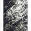 Abstract Shag Black/Grey Area Rug-1059634408