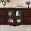 Dark walnut Solid Wood Rectangular Console Table-1868284672-1868284687