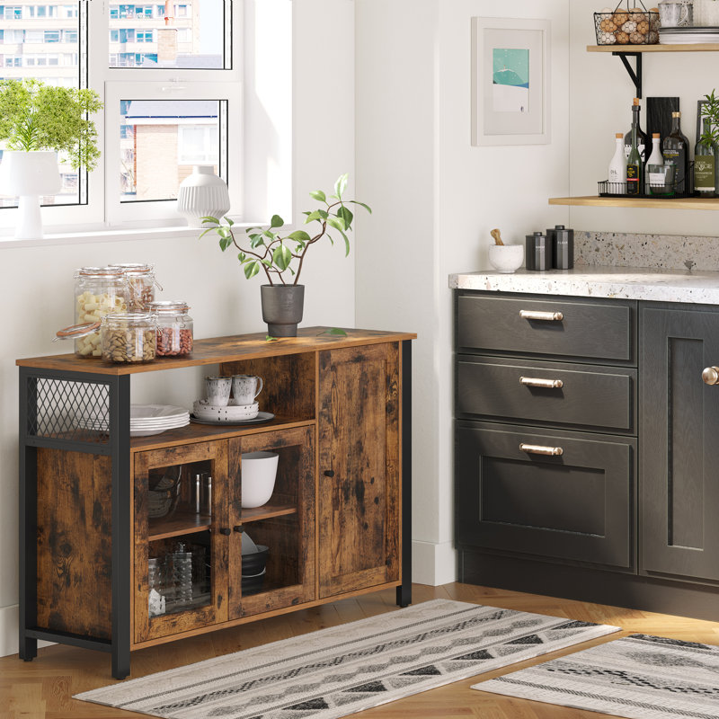 Joshi 110cm Sideboard, Rustic Brown