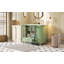 36" Bathroom Vanity with Ceramic Sink, Bathroom Cabinet with 2 Doors and 4 Drawers