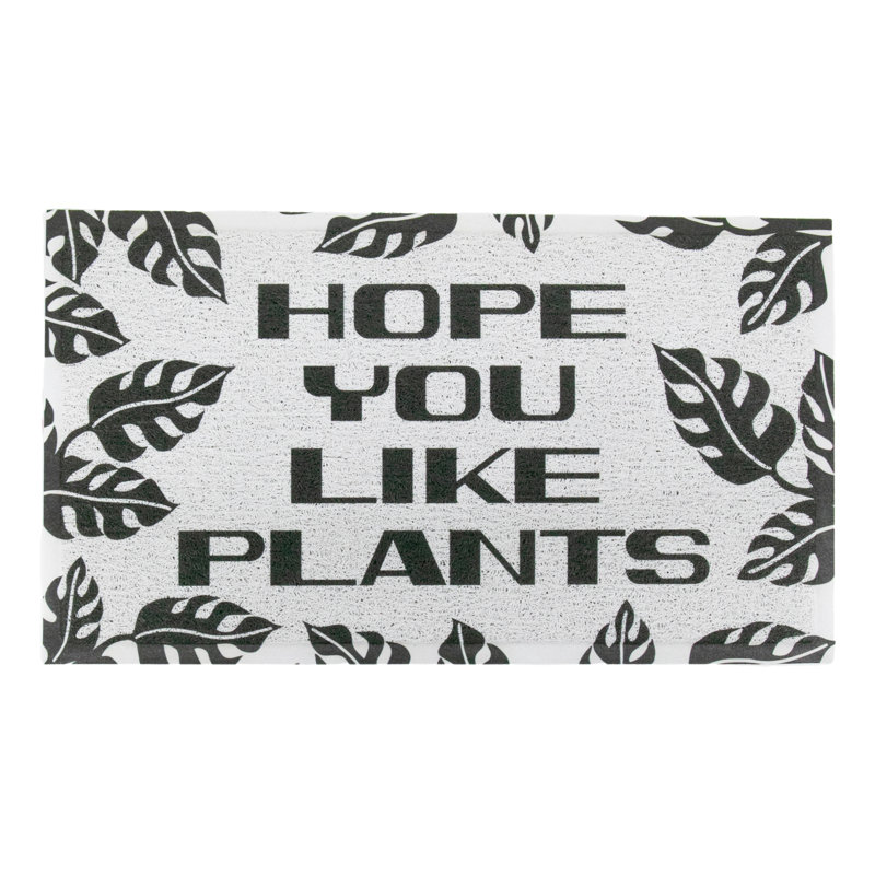 Blais Non-Slip Floral Doormat