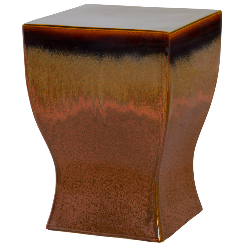 Tabouret de jardin Dayleigh, Brun / Cuivre