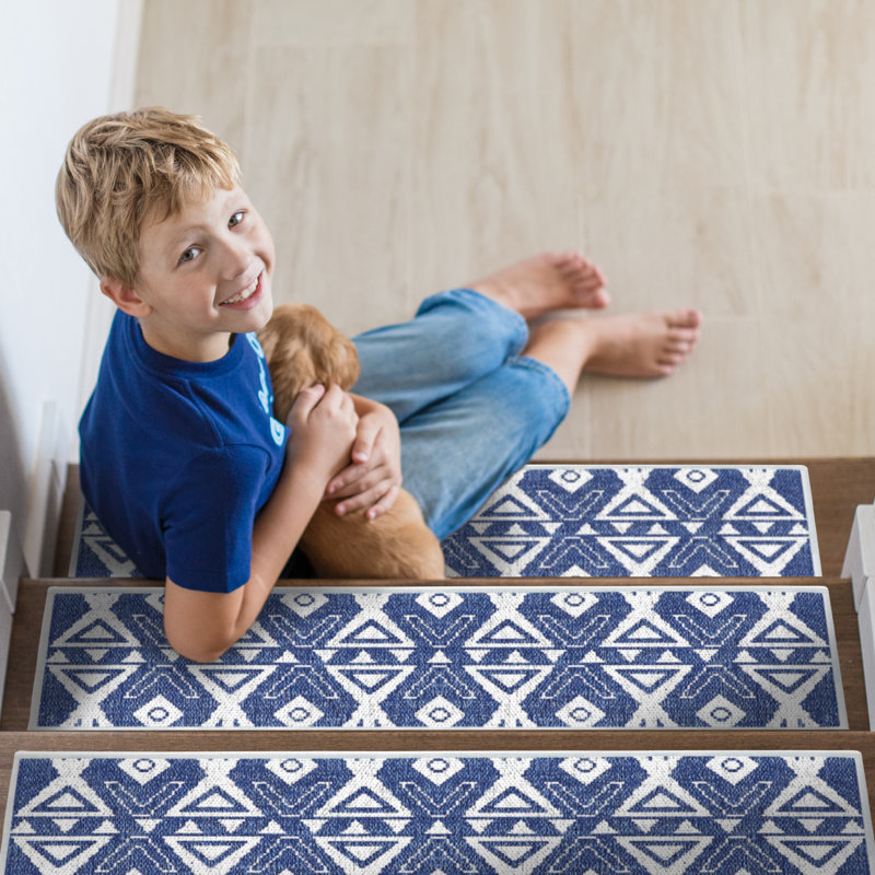 Pendrick Non-Slip Stair Tread, Navy Blue