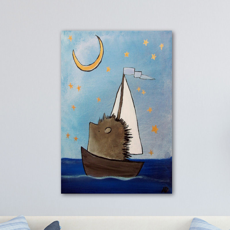 «The Hedgehog's Dream», reproduction sur toile tendue, H 24 po x l 16 po