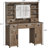 Azraf 47.2"W Farmhouse Large Vanity Dressing Makeup Table with 5 Drawers-1315028944