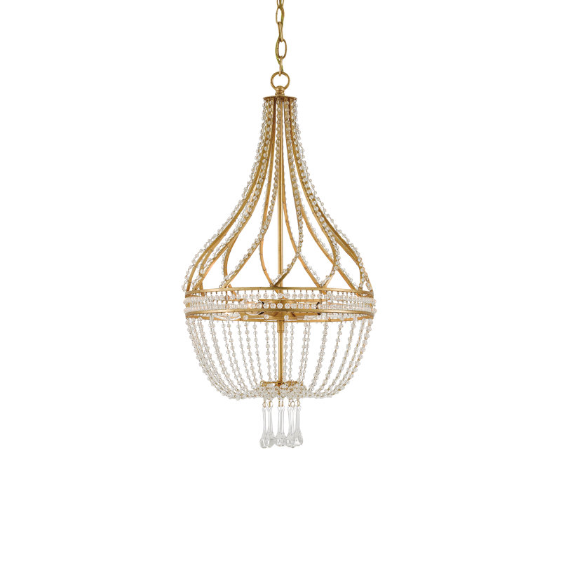 Ingenue 4 - Light Dimmable Teardrop Chandelier