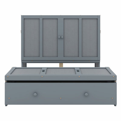 Murphy Bed With USB Port And A Large Drawer by Lark Manor