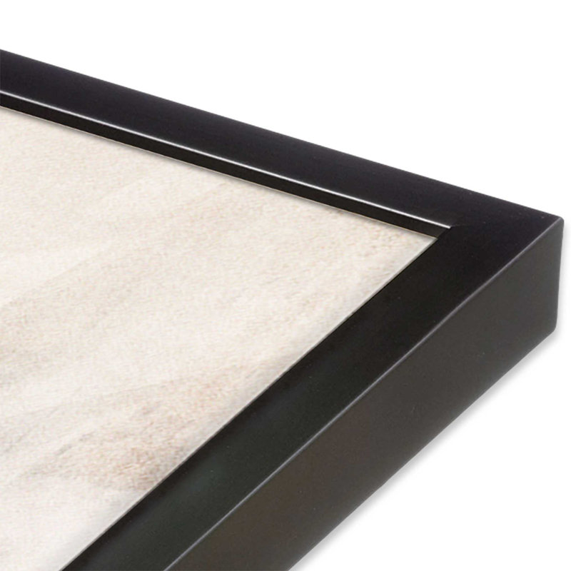 Crescendo chaotique II, Cadre simple en zinc patiné, H 17,75 po x l 17,75 po
