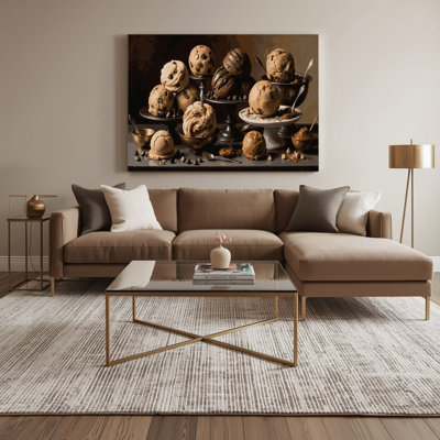 Art mural sur toile, "Desserts"