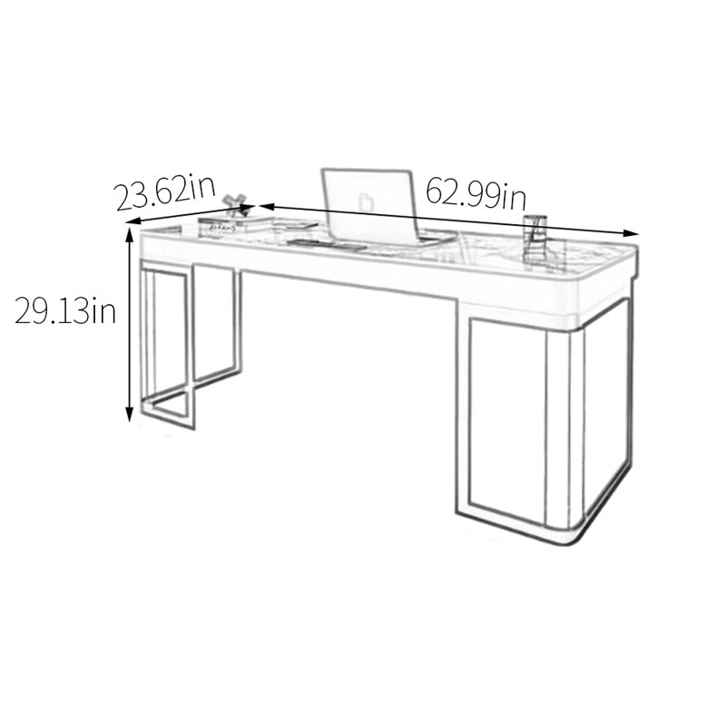 Entiat, H 29,13 po x l 62,99 po x P 23,62 po