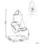 Hanging Chair with Stand ALGHERO Metal Beige-1484791644