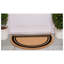 Paillasson demi-cercle avec bordure noire 24 x 36-662336963