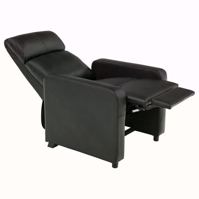 Upholstered Push-Back Recliner