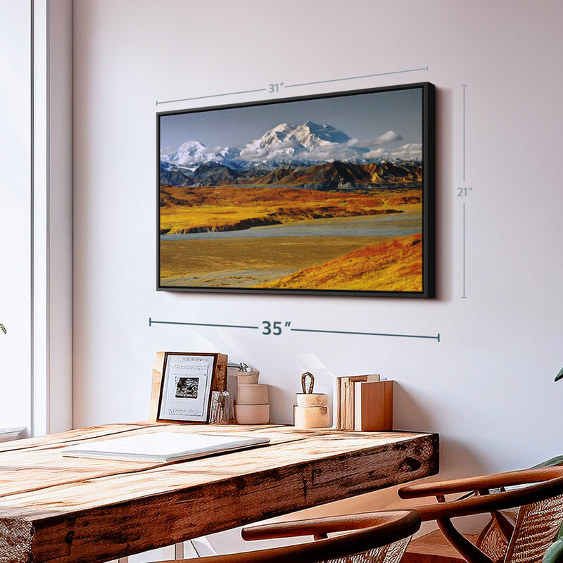 Impression sur toile Golden Denali Freidin, H 21 po x l 31 po