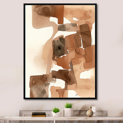 «Liquid Earth Tones I», reproduction sur toile