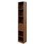 Armoire de rangement haute 1 pi avec 2 tiroirs et 5 tablettes ouvertes