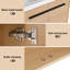 Meuble-lavabo simple 23,63 po avec plateau en résine Nivi