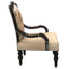 Fauteuil antique de style Louis XV