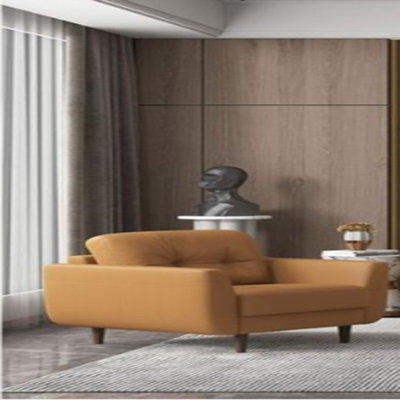 Radwan Camel Leather Chair