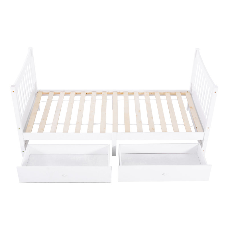 Mcclendon Standard with Storage Included, White