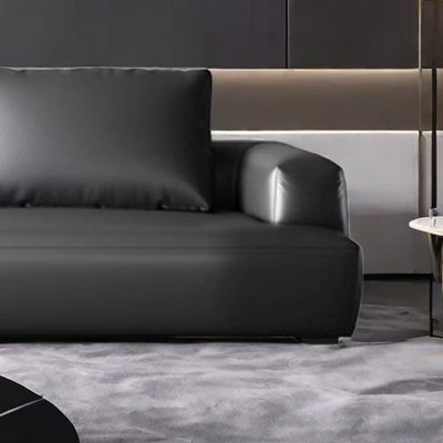Italian style simple sofa leather matching