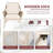 49.6" Acacia Outdoor Loveseat With Cushions